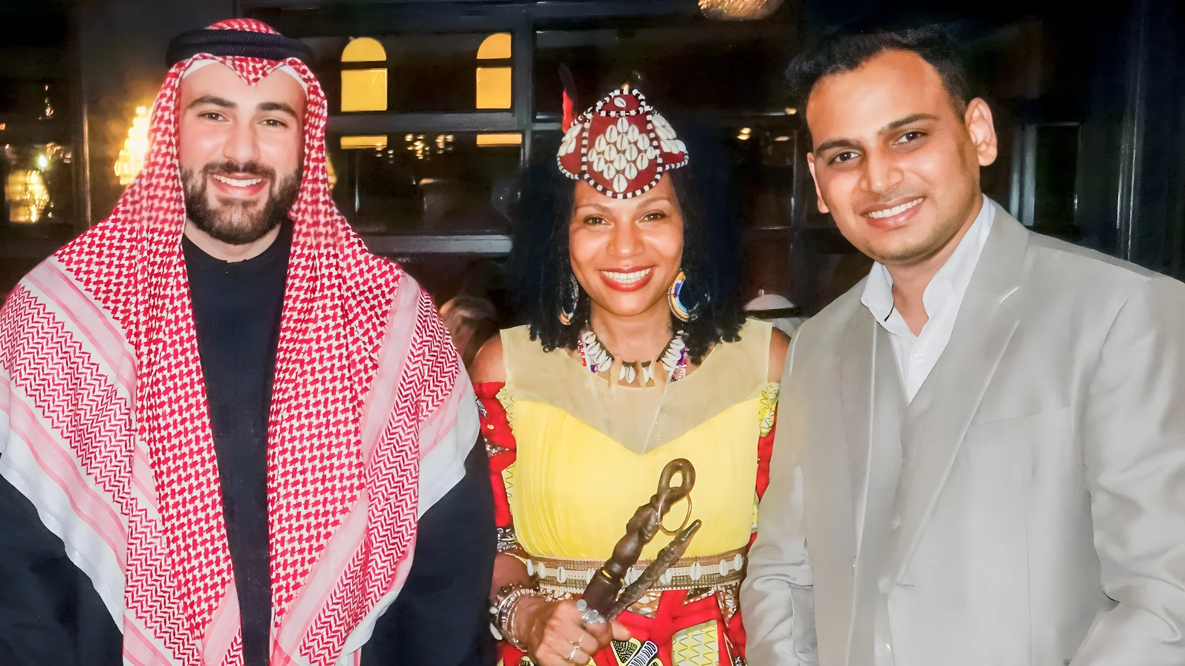 Lithvik Mukesh Sharma at a Gulf-region engagement.