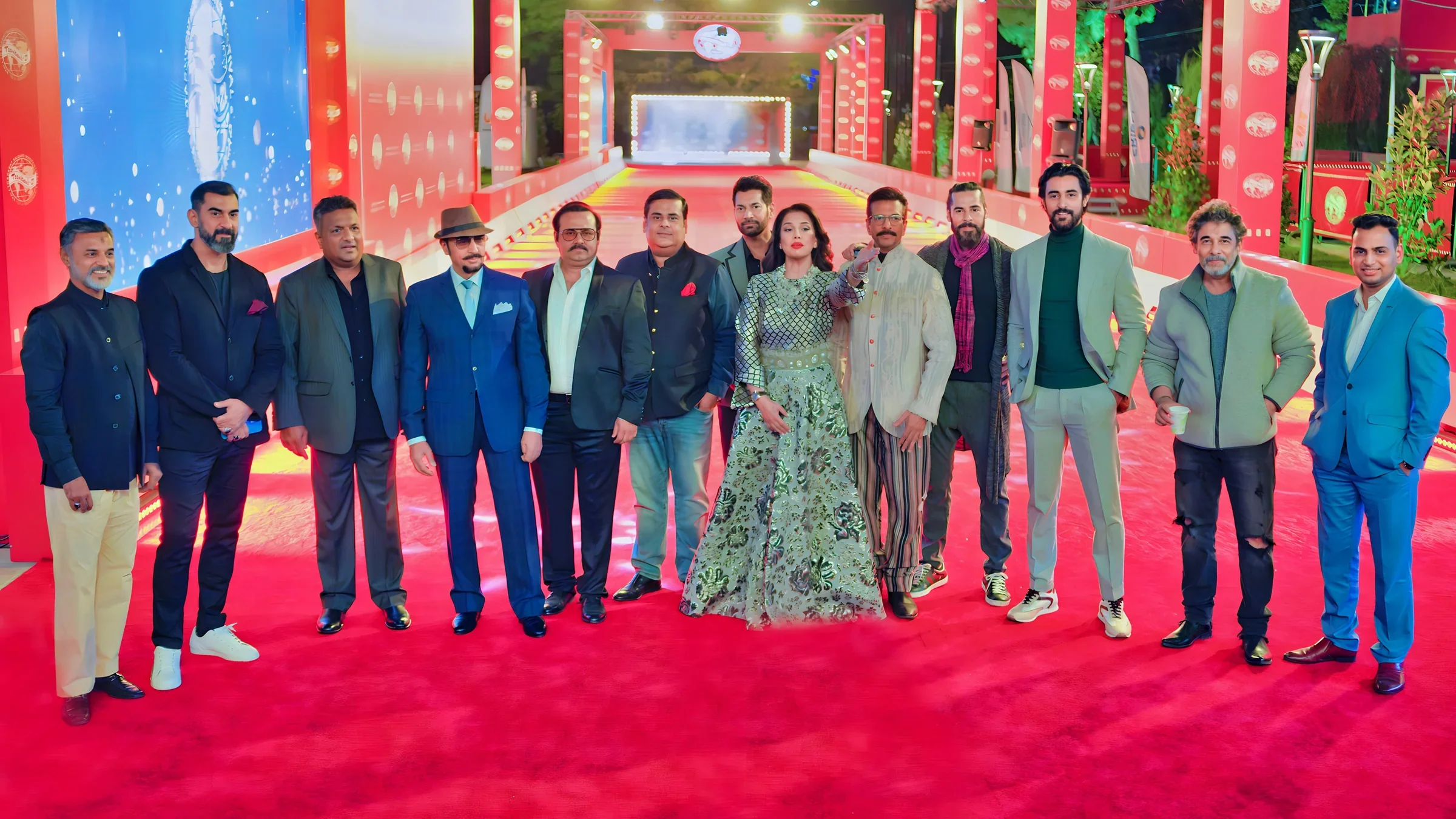 Lithvik Mukesh Sharma on a festive event floor.