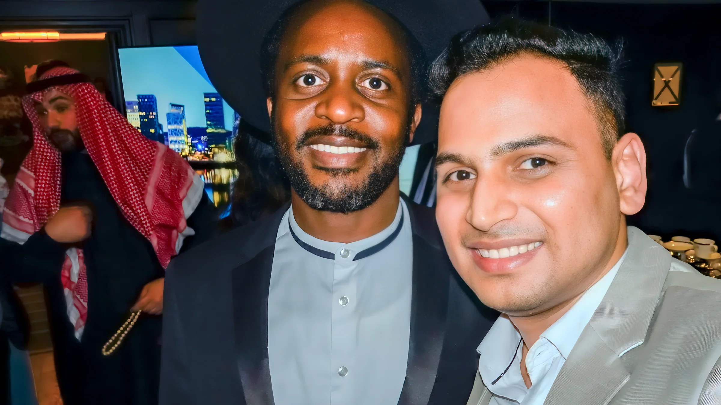 Lithvik Mukesh Sharma is photographed with Dr. Saviour Chishimba and Dr. Bader Abdulmutaleb Ibrahim in Oslo.